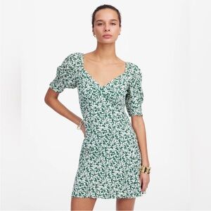 NWOT Madewell Seamed V-Neck Mini Dress Size 6